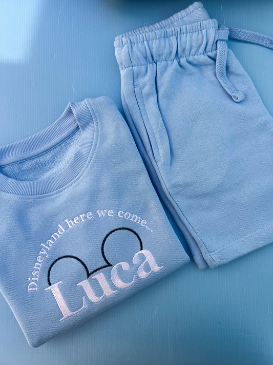 Disney Inspired Jumper & Short Set