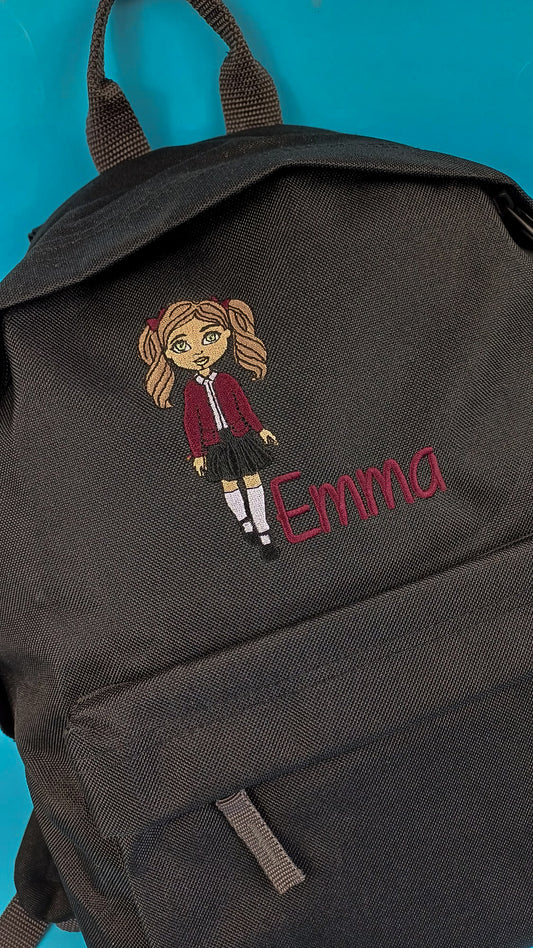 School Girl School Bag