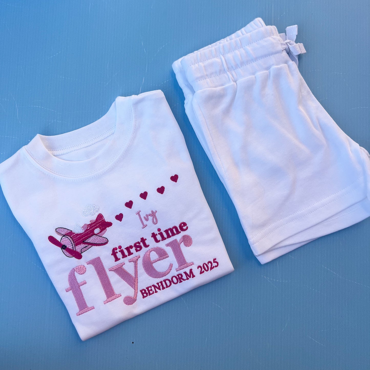 White Short Travel Set