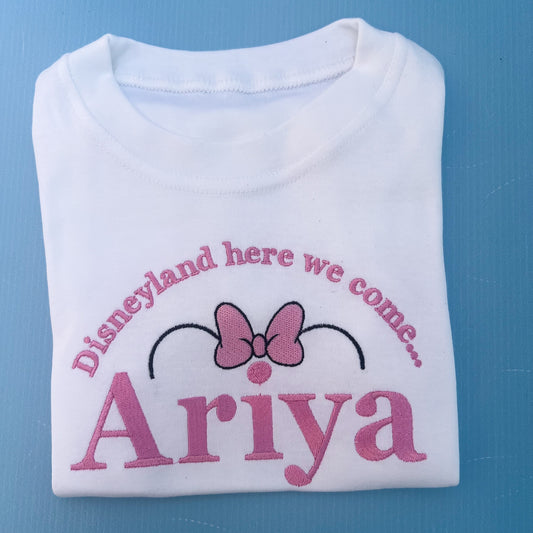 Disneyland here we come… Mickey/Minnie inspired Tee/Sweatshirt