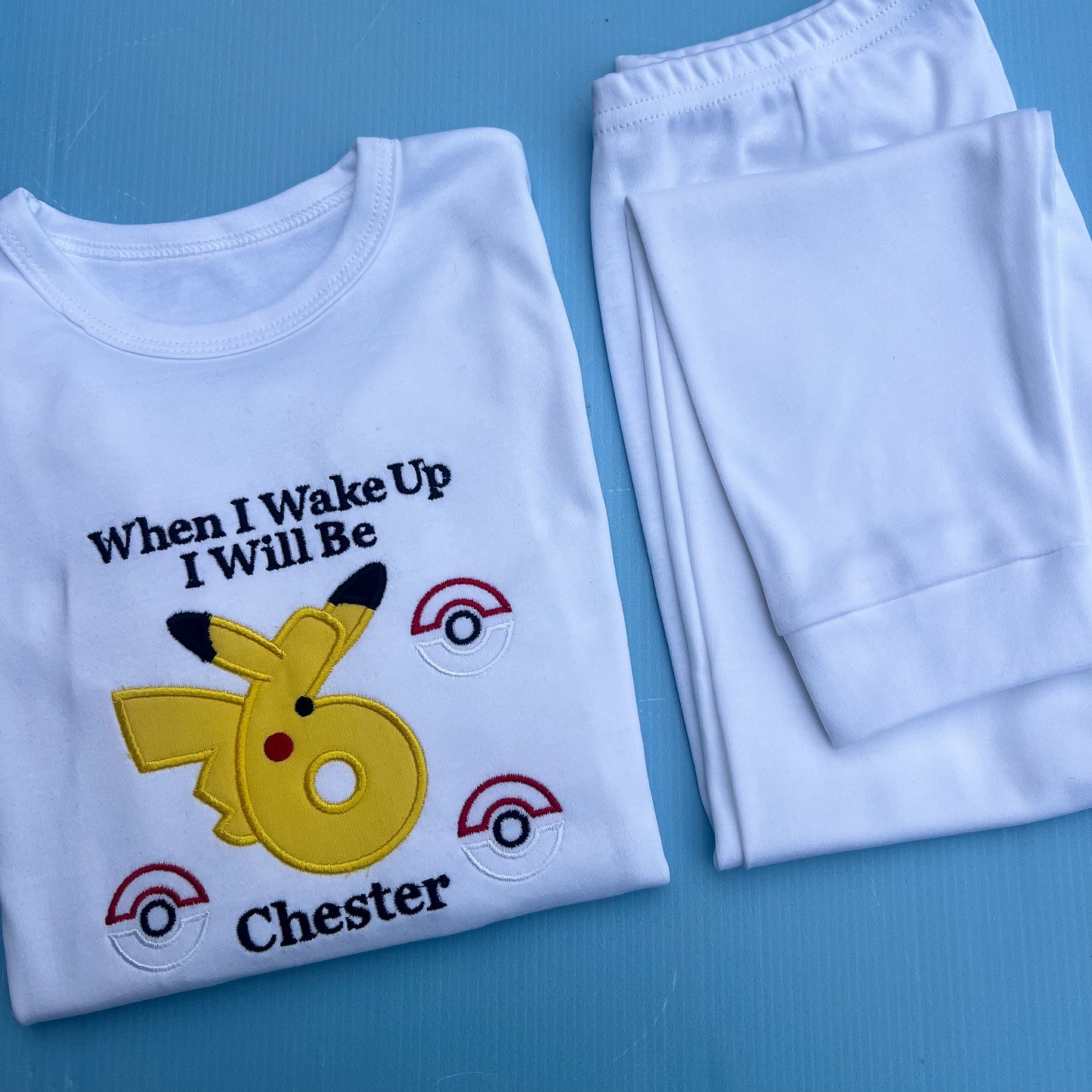 Pikatchu Inspired Birthday Pyjamas