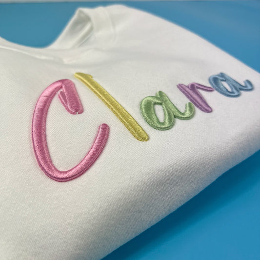 Rainbow Puff Sweatshirt