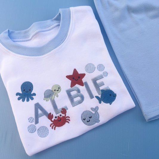Under the Sea Short Set | Pyjamas | T-Shirt