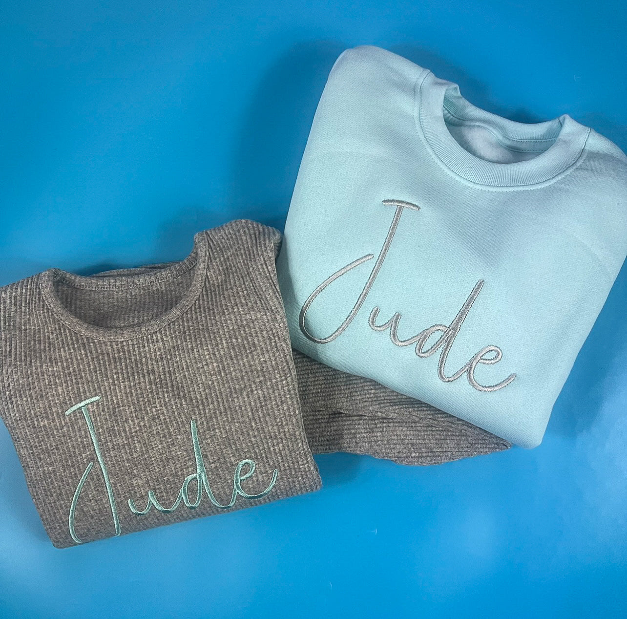 Duck Egg Sweatshirt and loungewear set