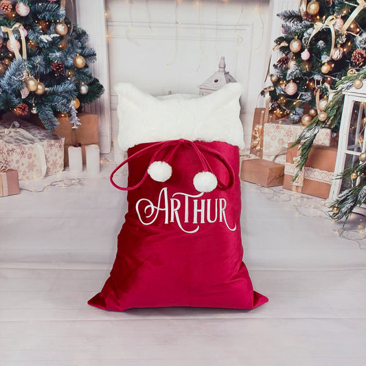 Velour Christmas Sack