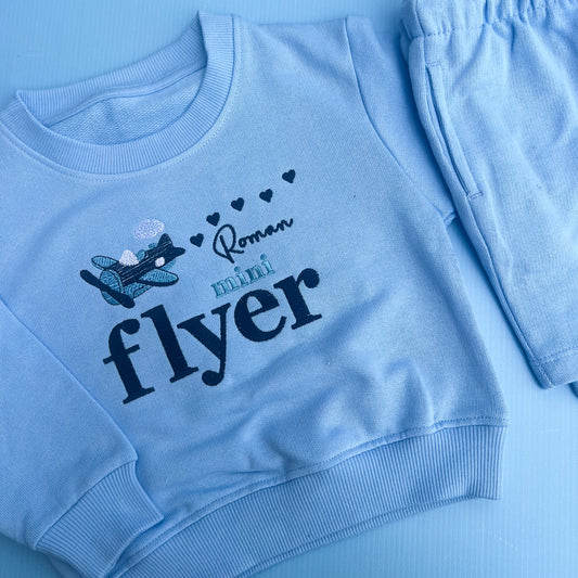 Flyer Blue Jumper & Short Set