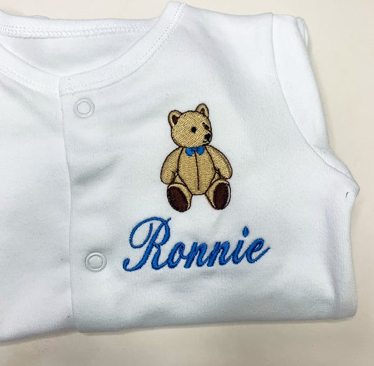 Babygrow with Bear Design