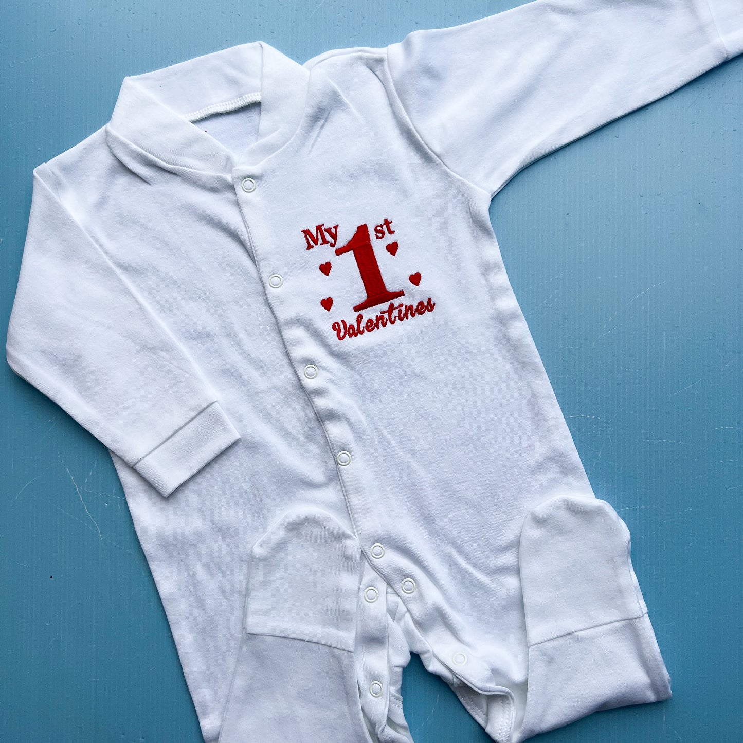 my 1st Valentines Babygrow