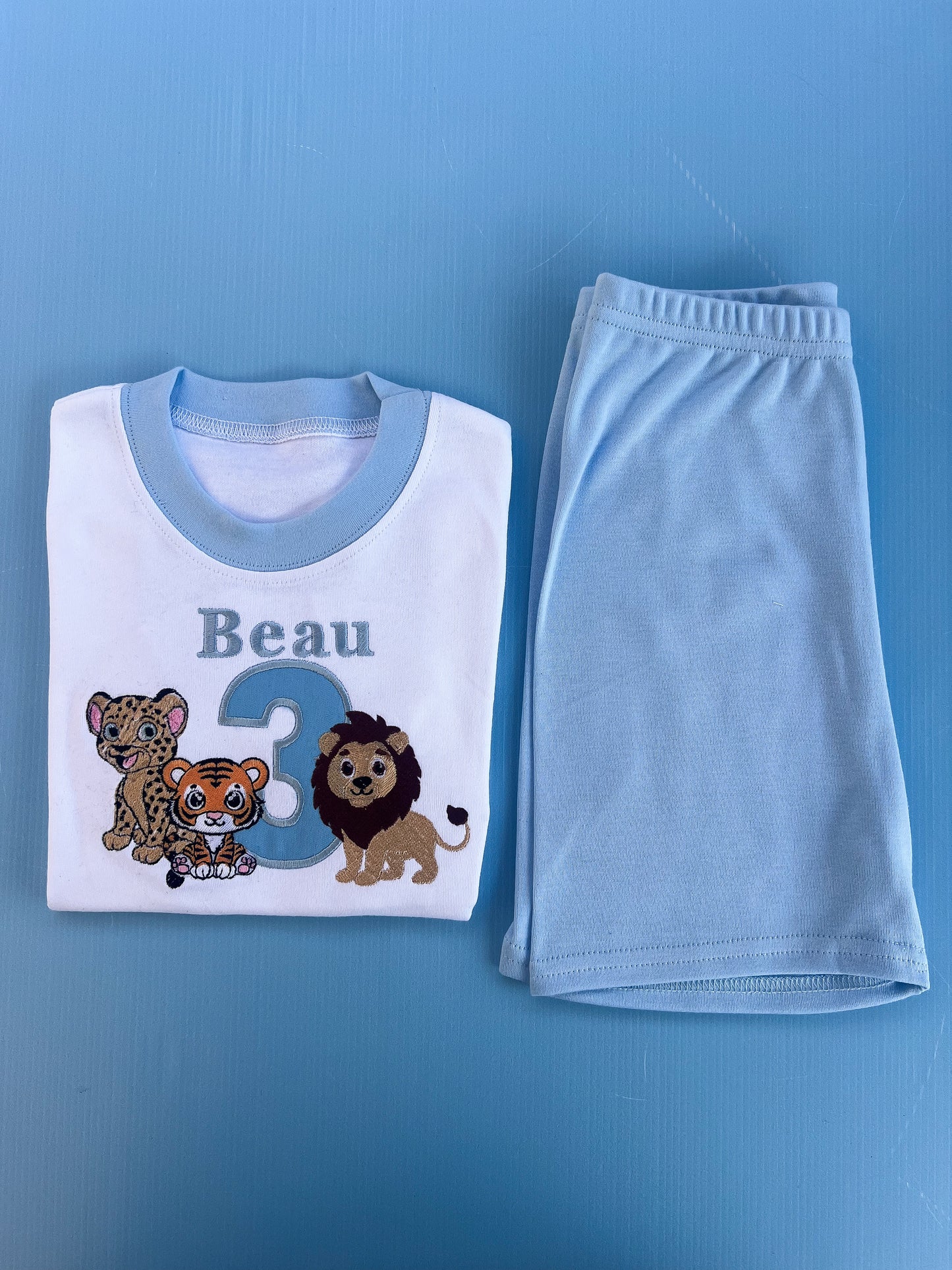 Safari Amimals Birthday Pyjamas