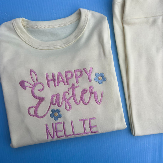 Girls Lemon Easter Pyjamas