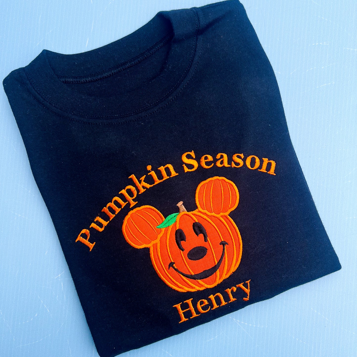 Mickey Mouse Pumpkin Design