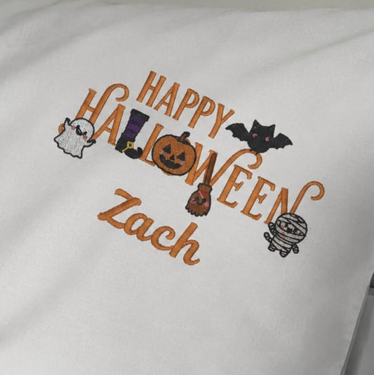Happy Halloween Pillowcase
