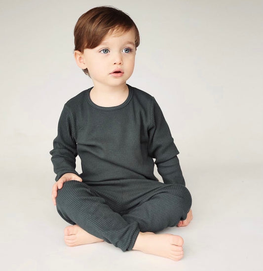 Pine Ribbed Loungewear