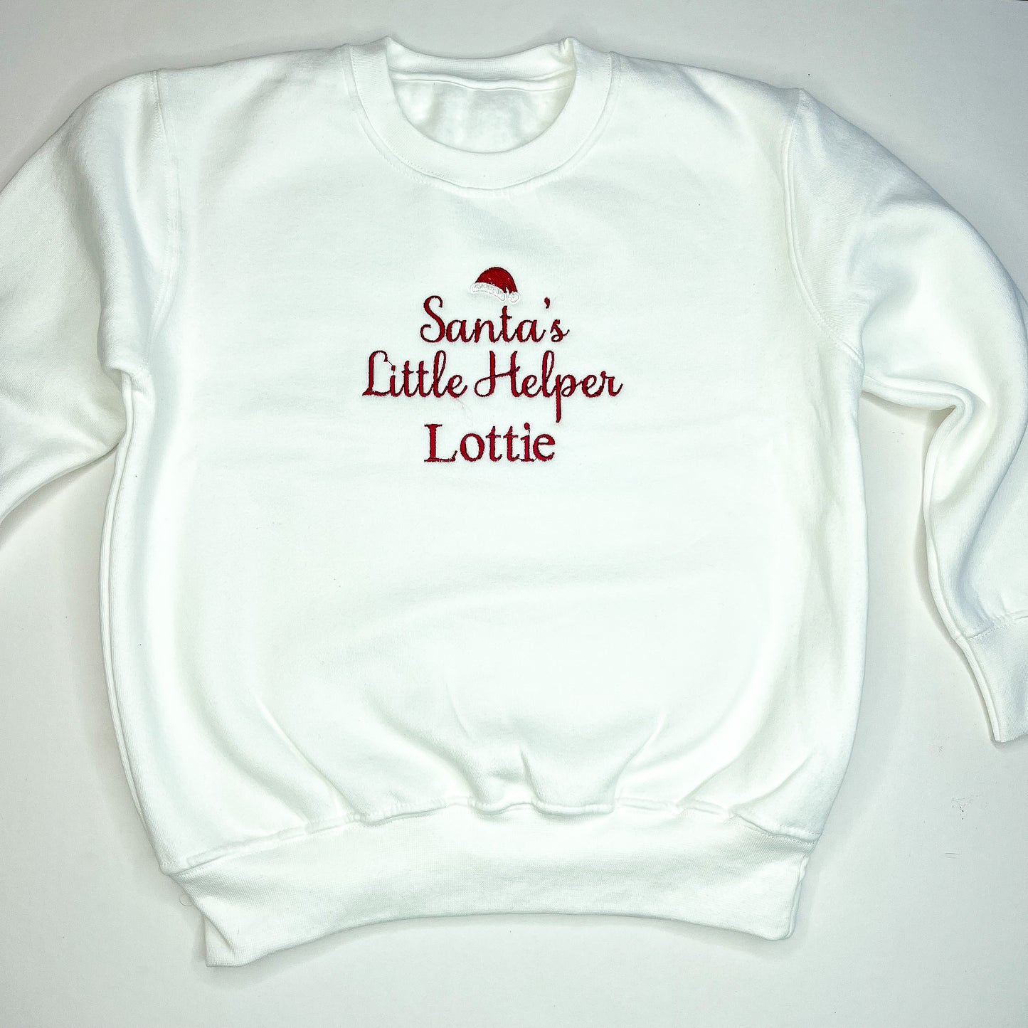 Santas Little Helper Sweatshirt