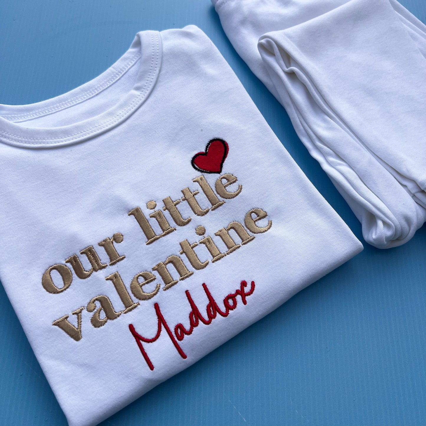 Our little Valentine Beige Pyjamas