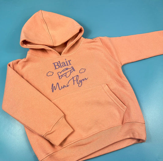 Pink 'Small Flyer' Hoodie