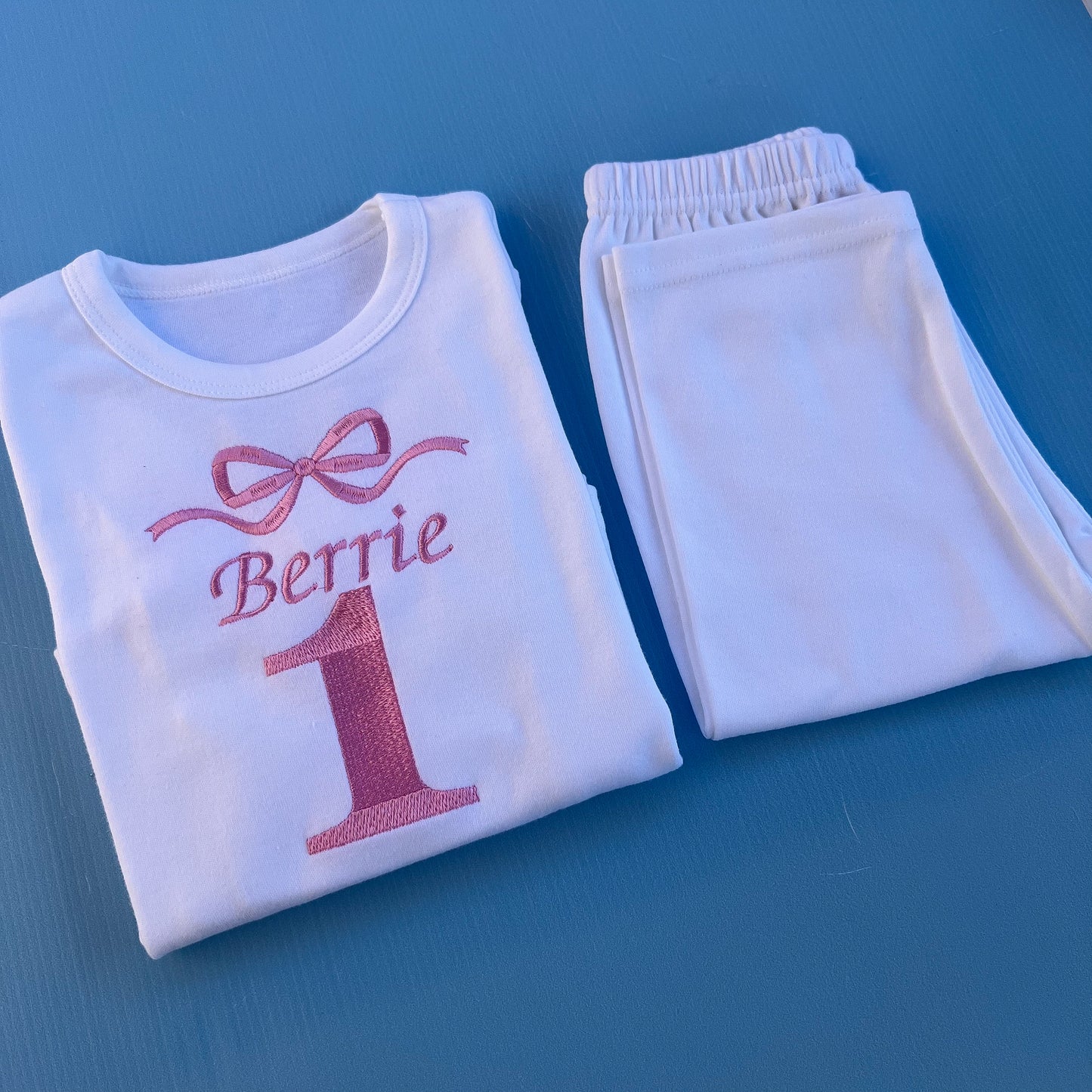 Bow Birthday Pyjamas