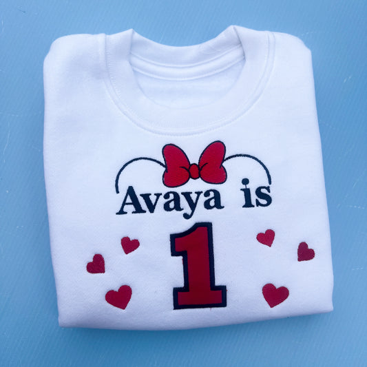 Minnie Mouse inspired Birthday Design