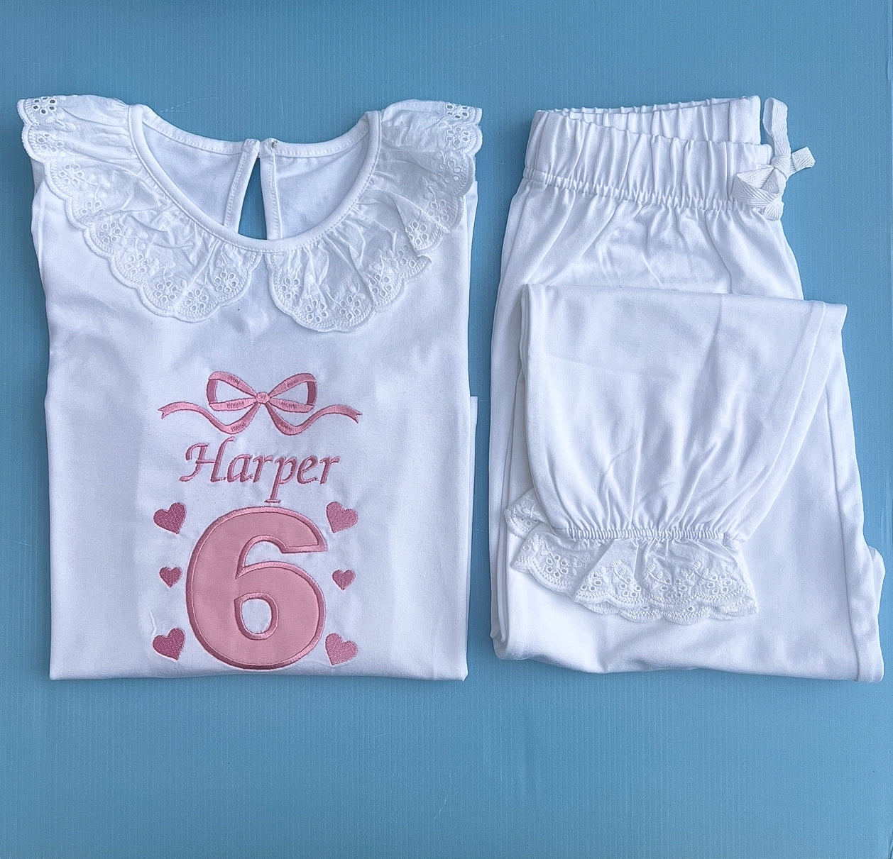 Bow Birthday Pyjamas