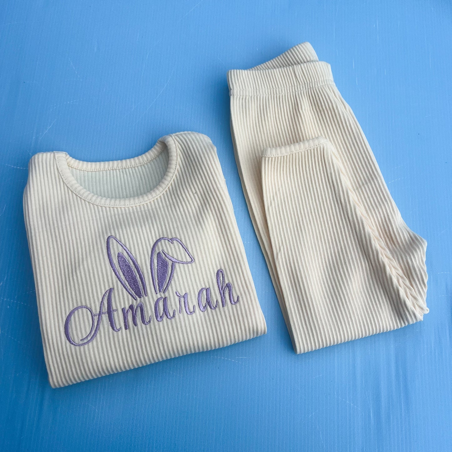 Ribbed Easter Bunny Loungewear