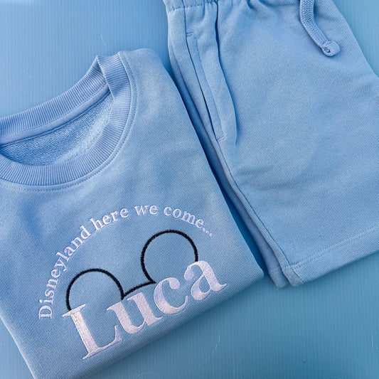 Disneyland Here we come Jumper & Short Set