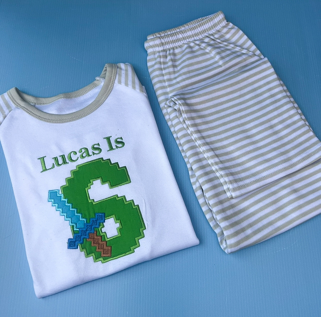 Minecraft Birthday Pyjamas