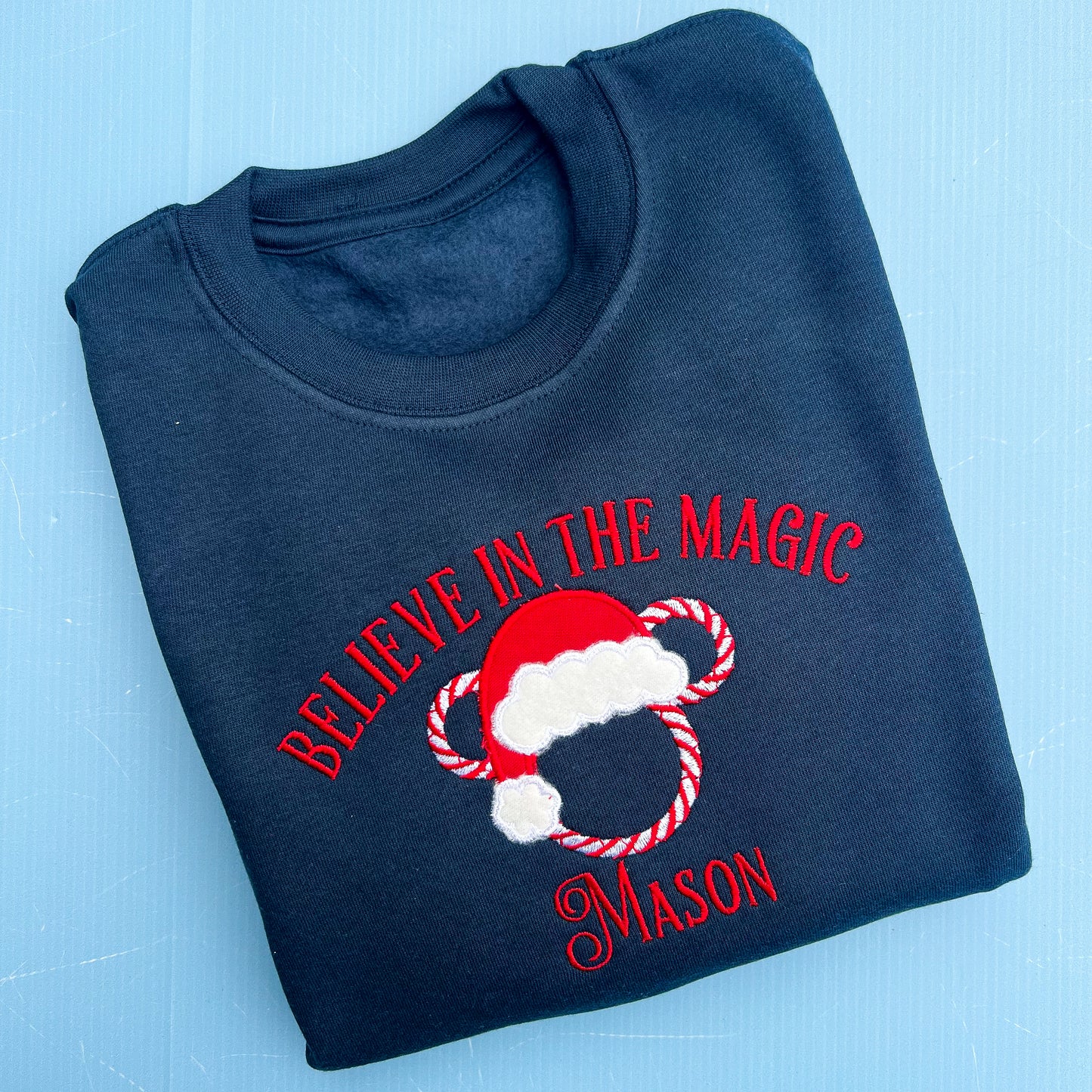 Mickey Mouse Candy Cane Jumper