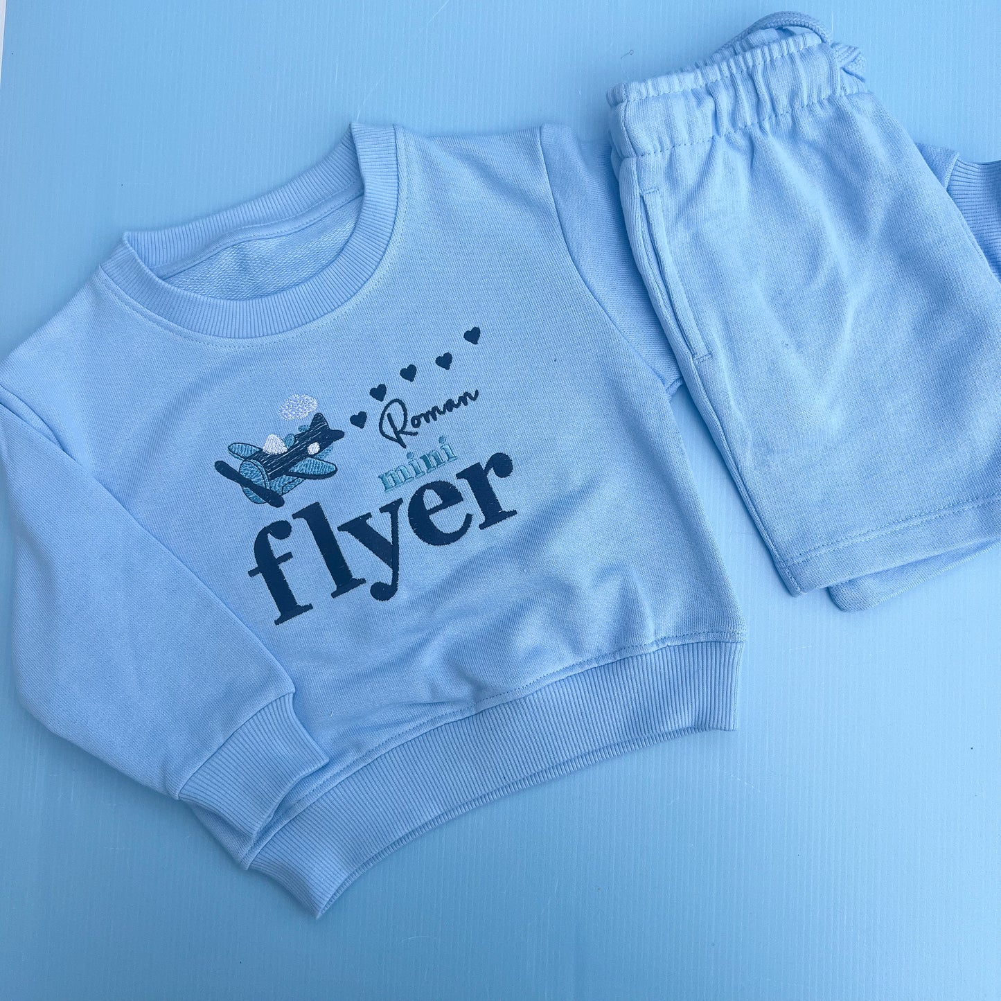 Flyer Blue Jumper & Short Set