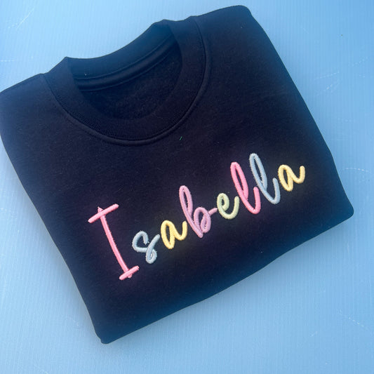 Rainbow Puff Sweatshirt