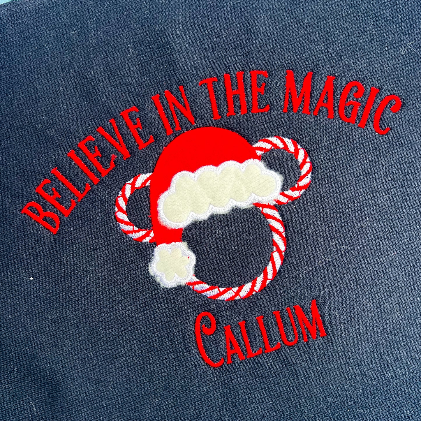 Mickey Mouse Candy Cane Jumper