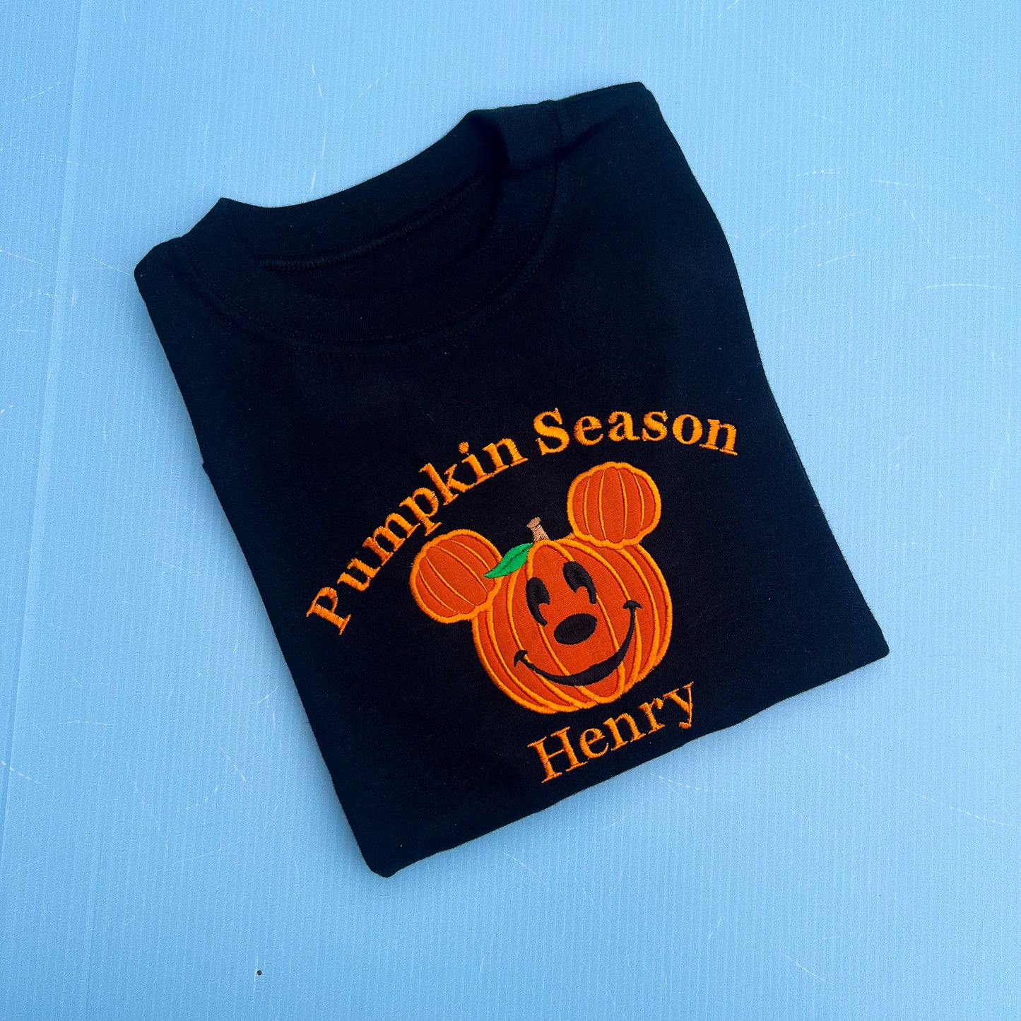 Mickey Mouse Pumpkin Design