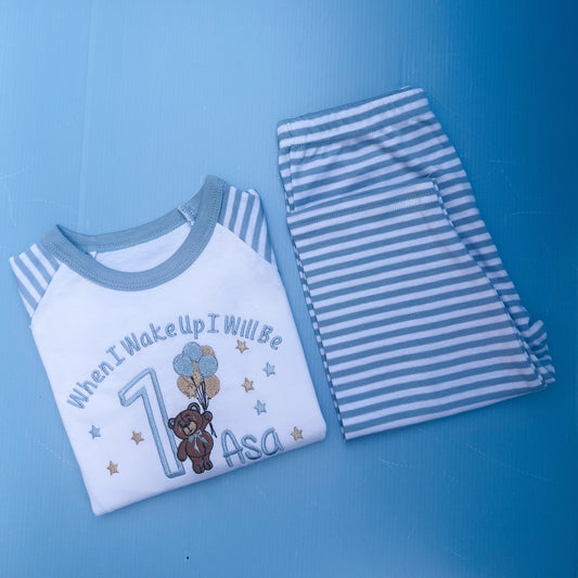 Teddy bear with balloons Birthday Desig