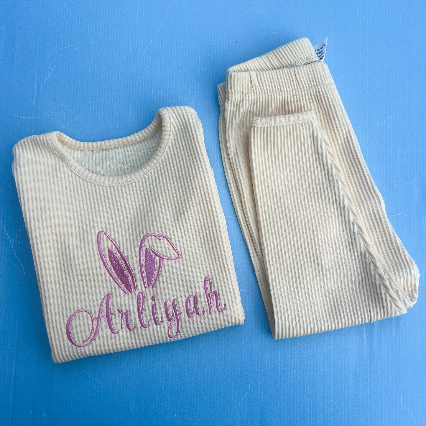 Ribbed Easter Bunny Loungewear