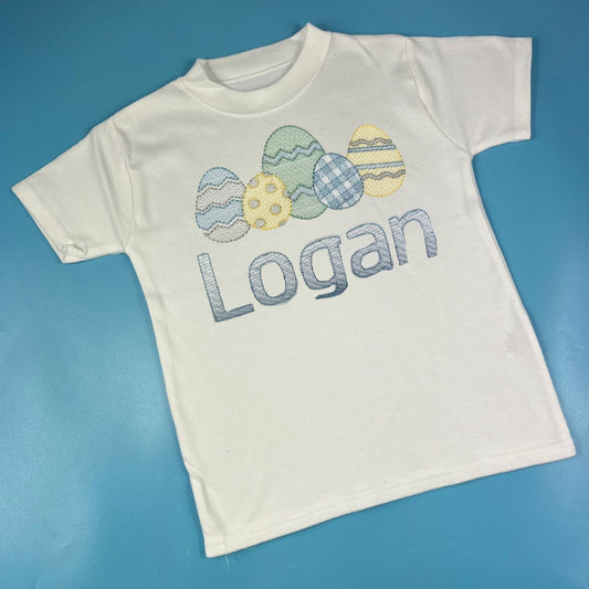 Boys Easter Egg Personalised T-shirt