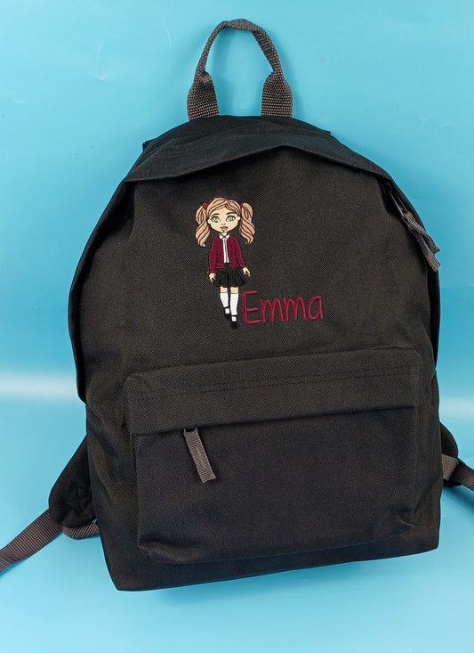 School Girl School Bag