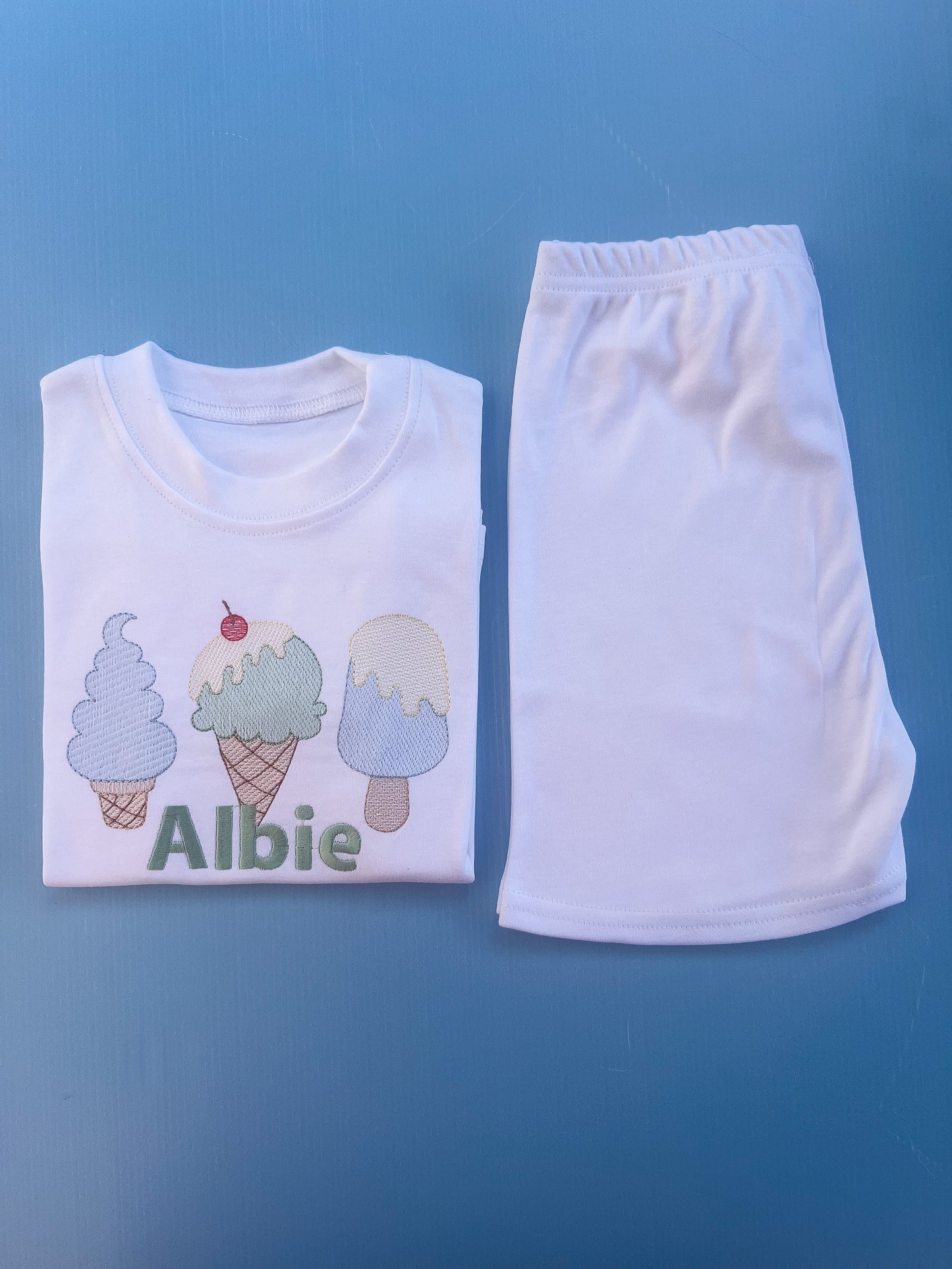 Ice Cream Short Set | Pyjamas | T-Shirt
