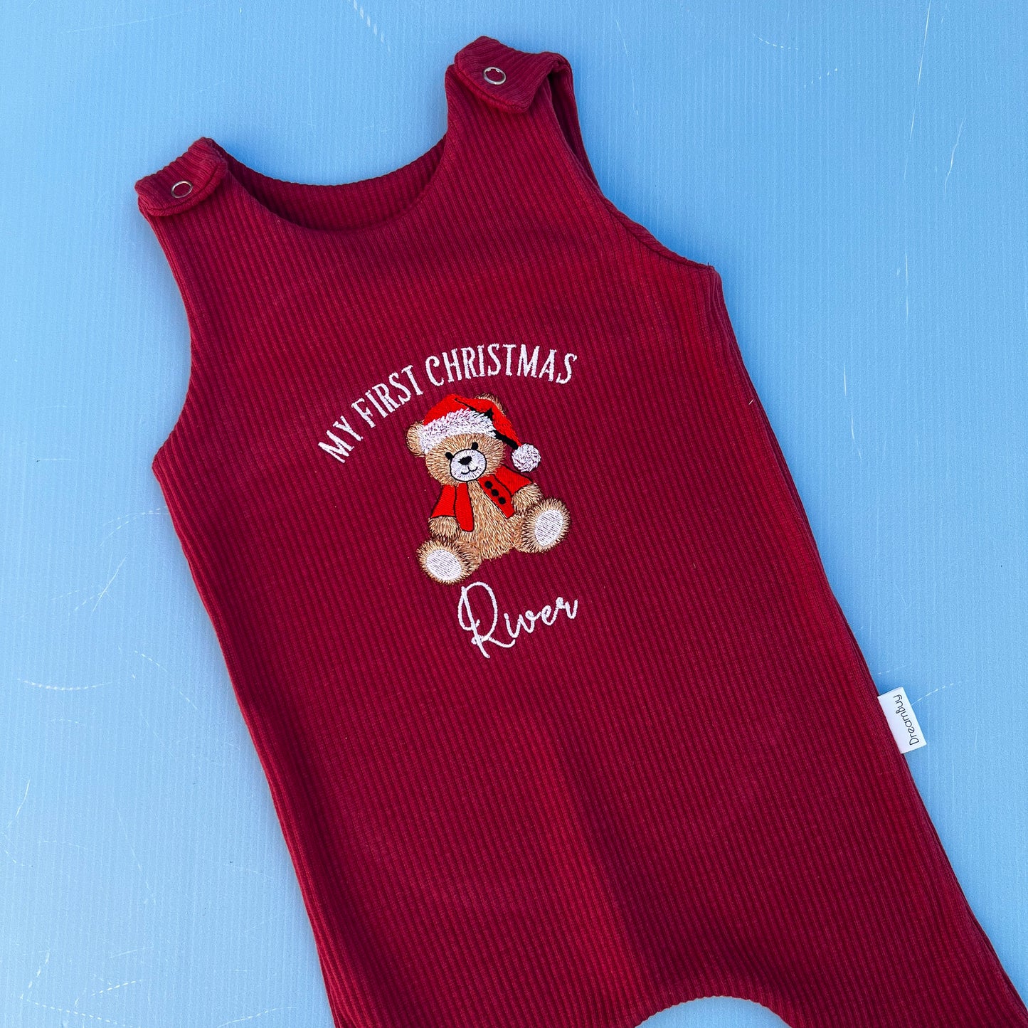 Christmas Bear dungarees