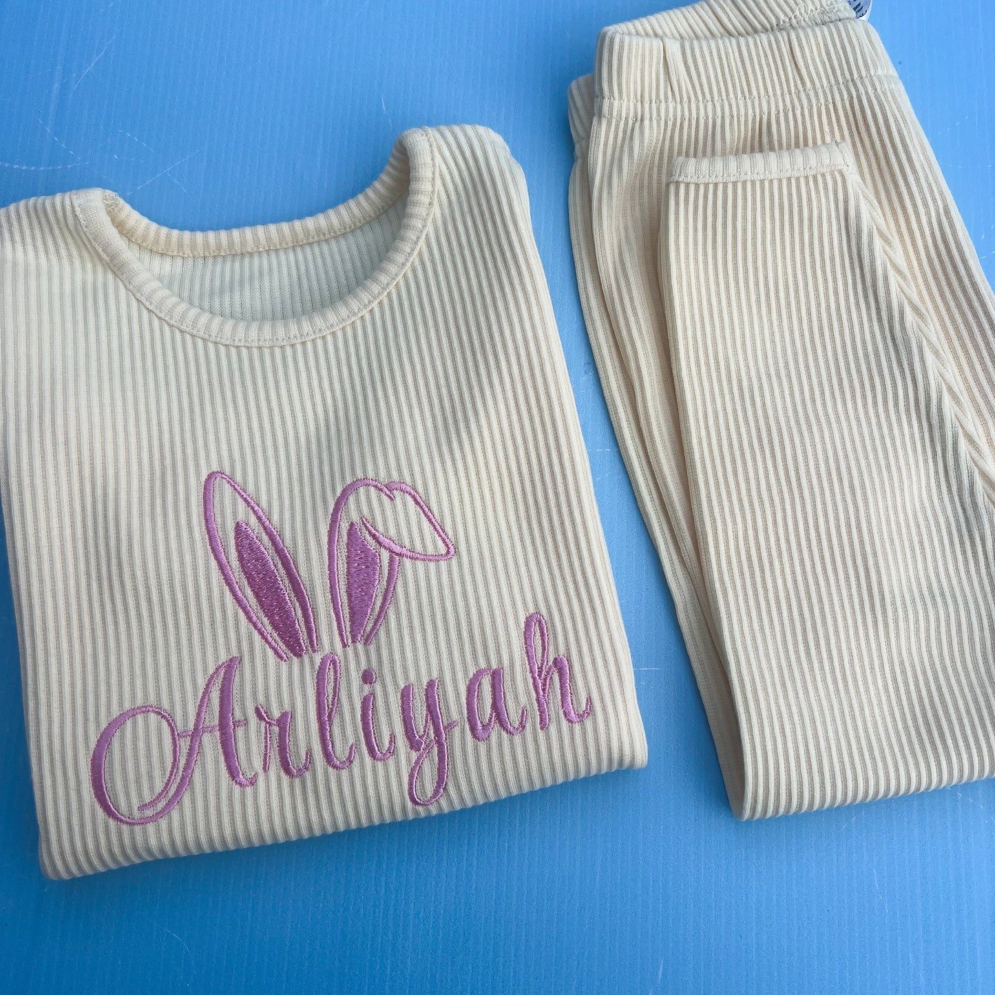 Ribbed Easter Bunny Loungewear