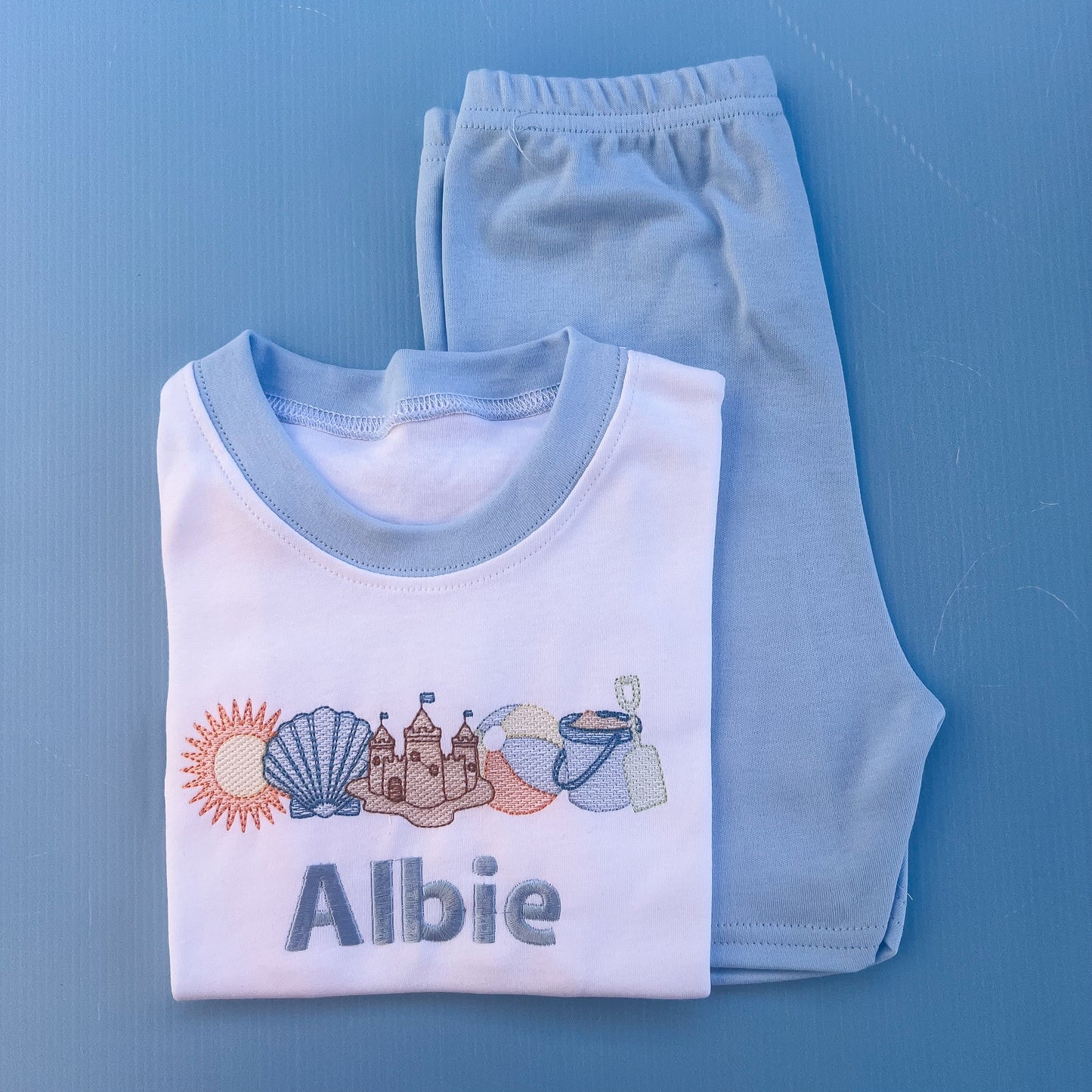 Beach Short Set | Pyjamas | T-Shirt