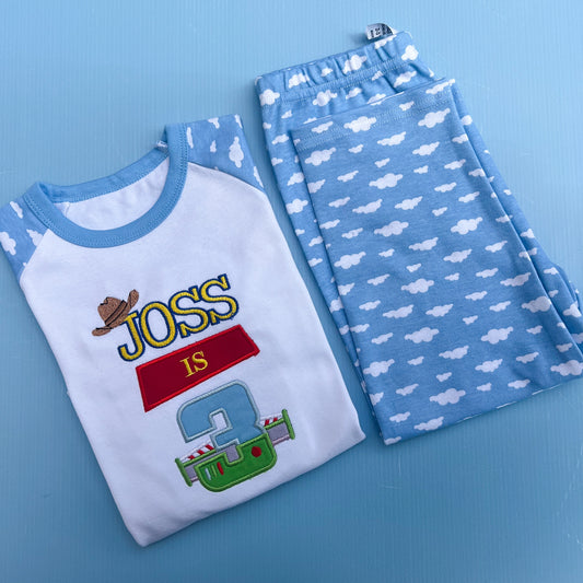 Toy Story Inspired Birthday Pyjamas