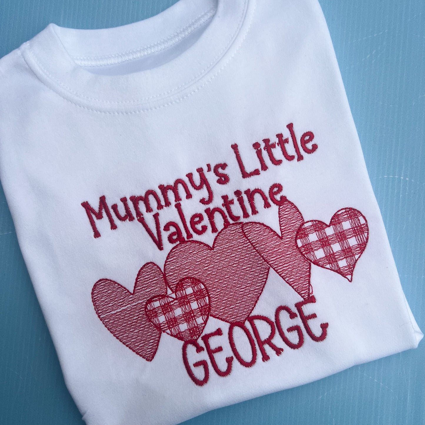 Mummys little Valentine Heart Design Sweatshirt