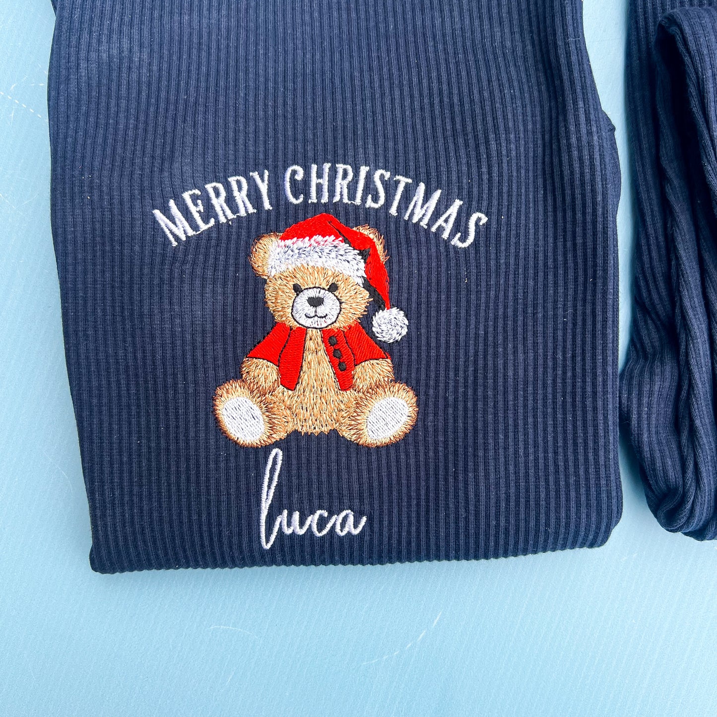 Navy Loungeset with Teddy Design