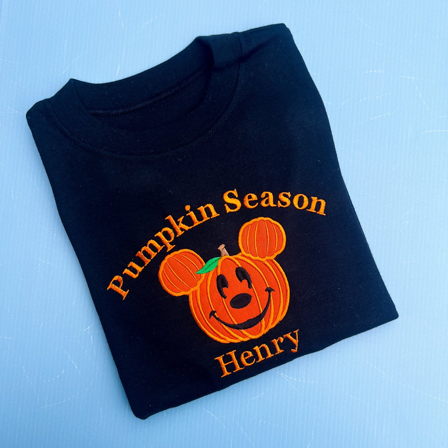 Mickey Mouse Pumpkin Design