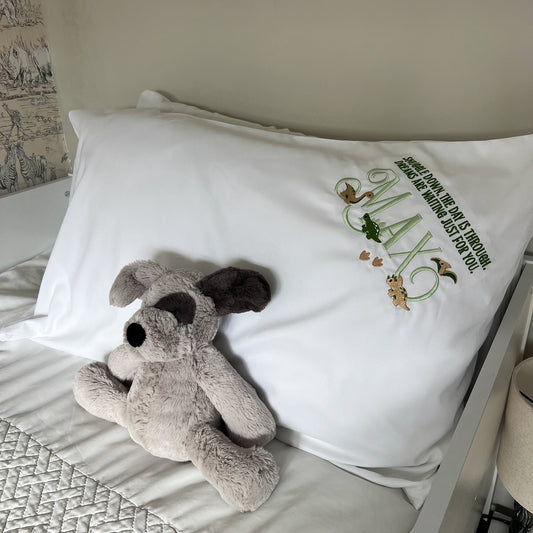 Dinosaur Pillow Case