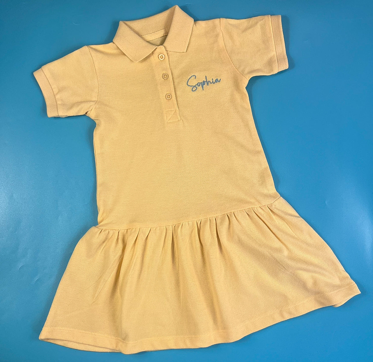 Lemon Polo Dress