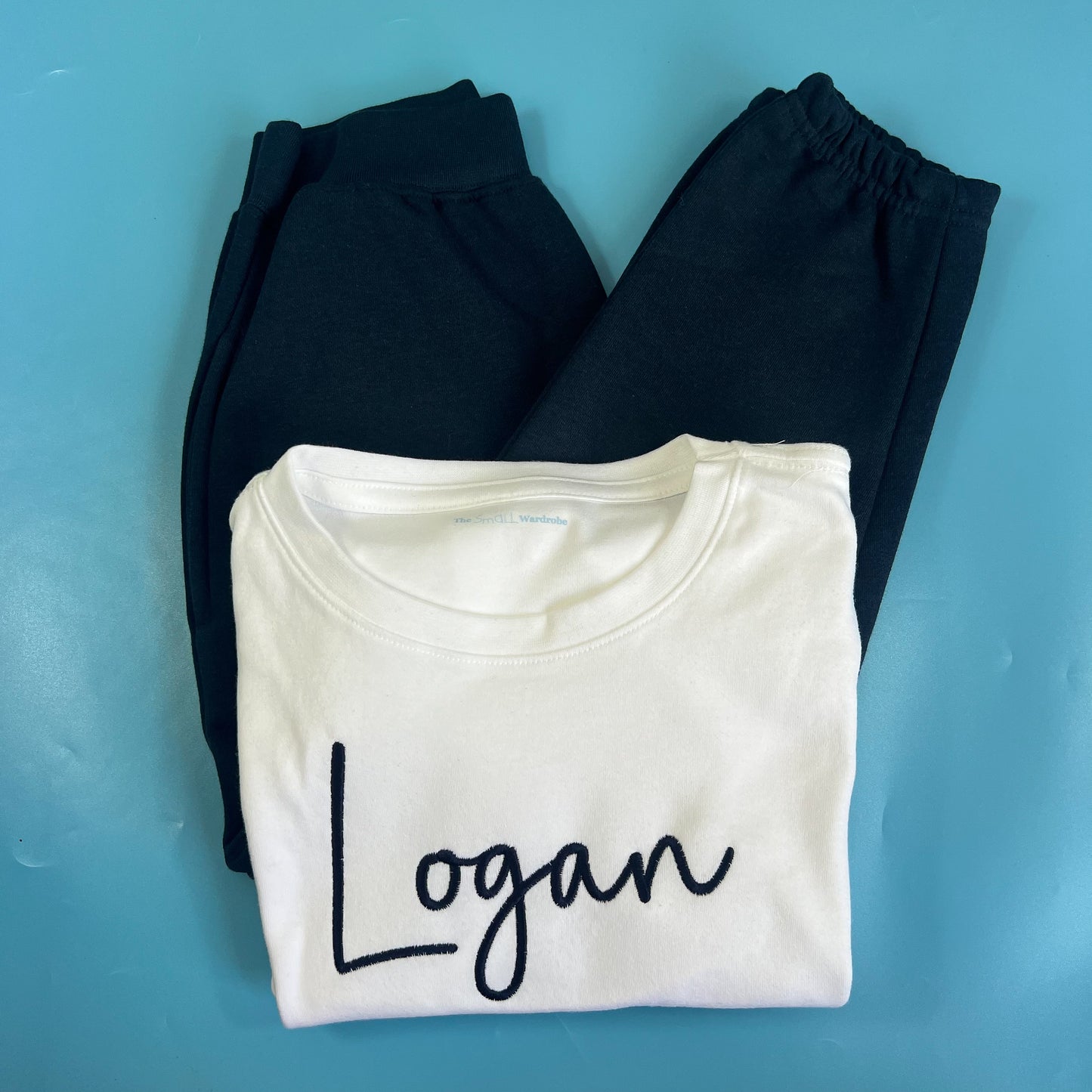 Navy Jogger and T-shirt Set