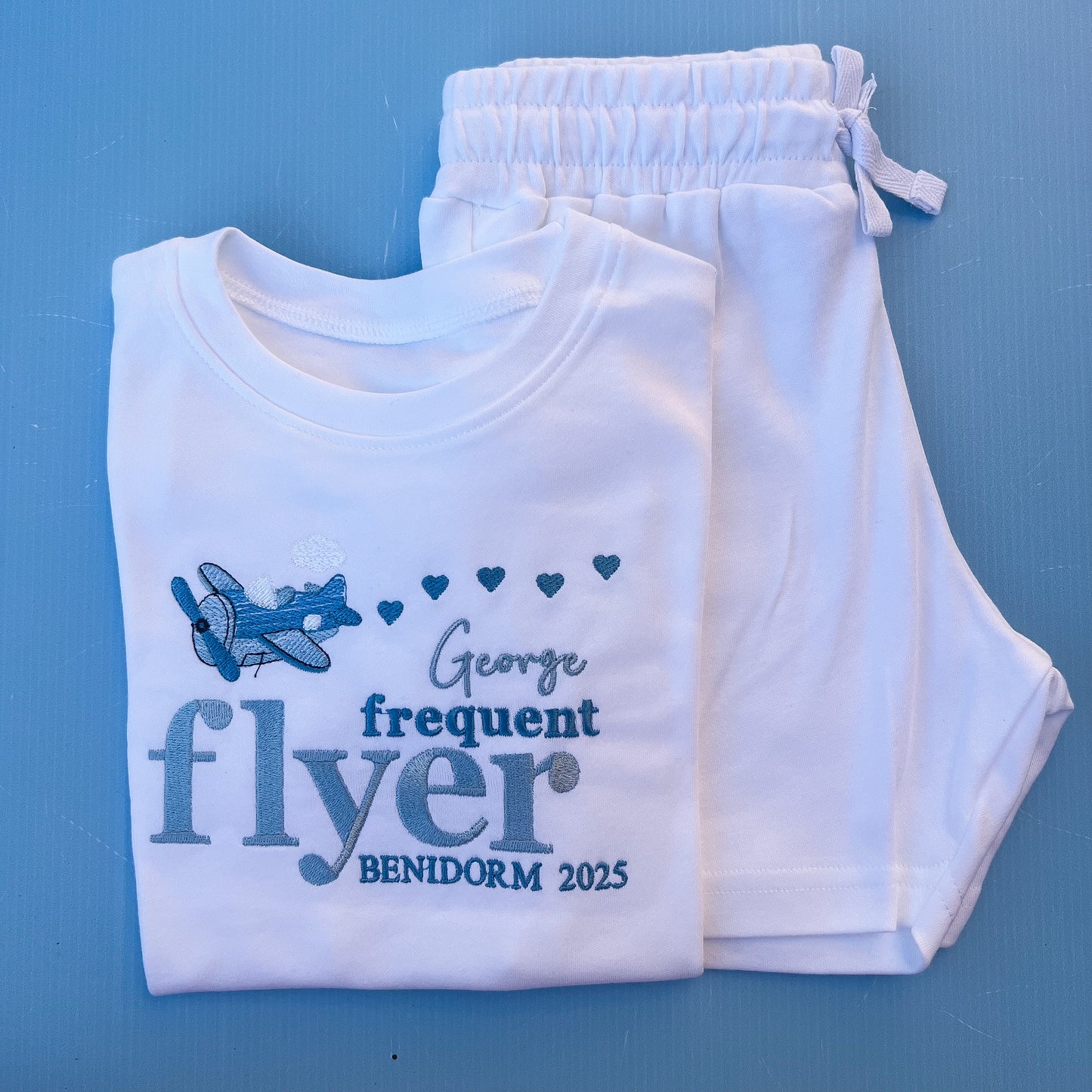 White Short Travel Set