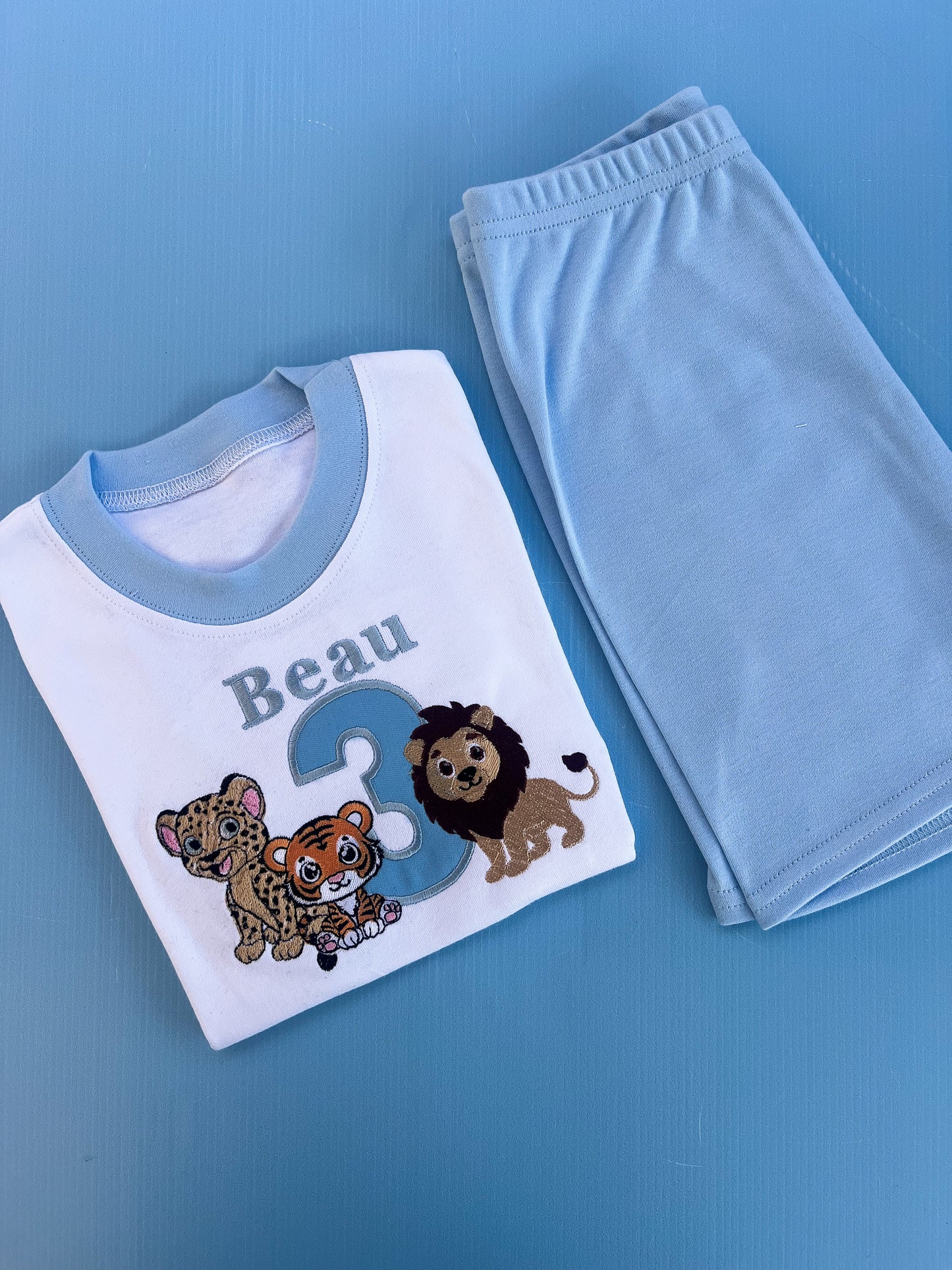 Safari Amimals Birthday Pyjamas