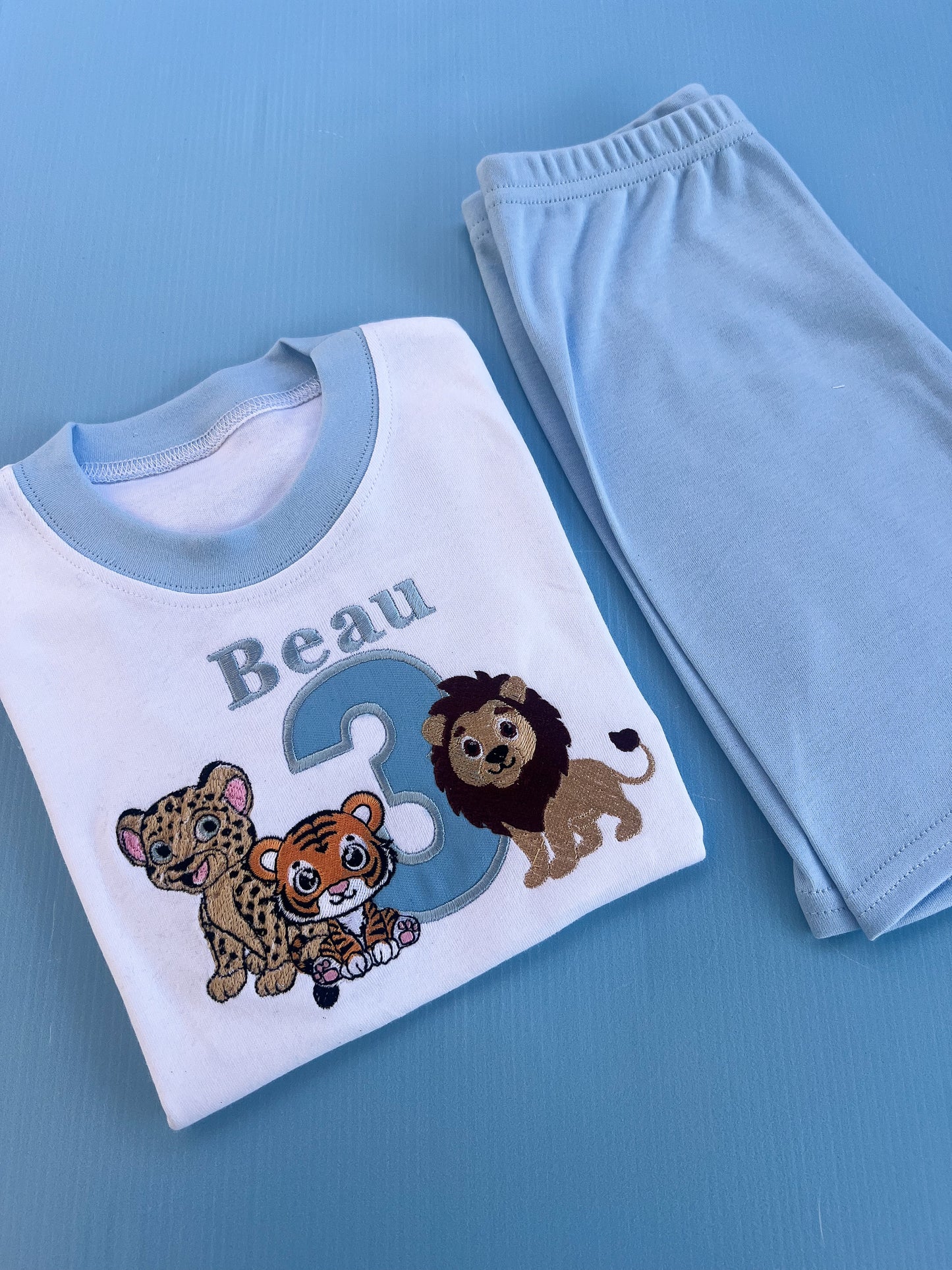 Safari Amimals Birthday Pyjamas