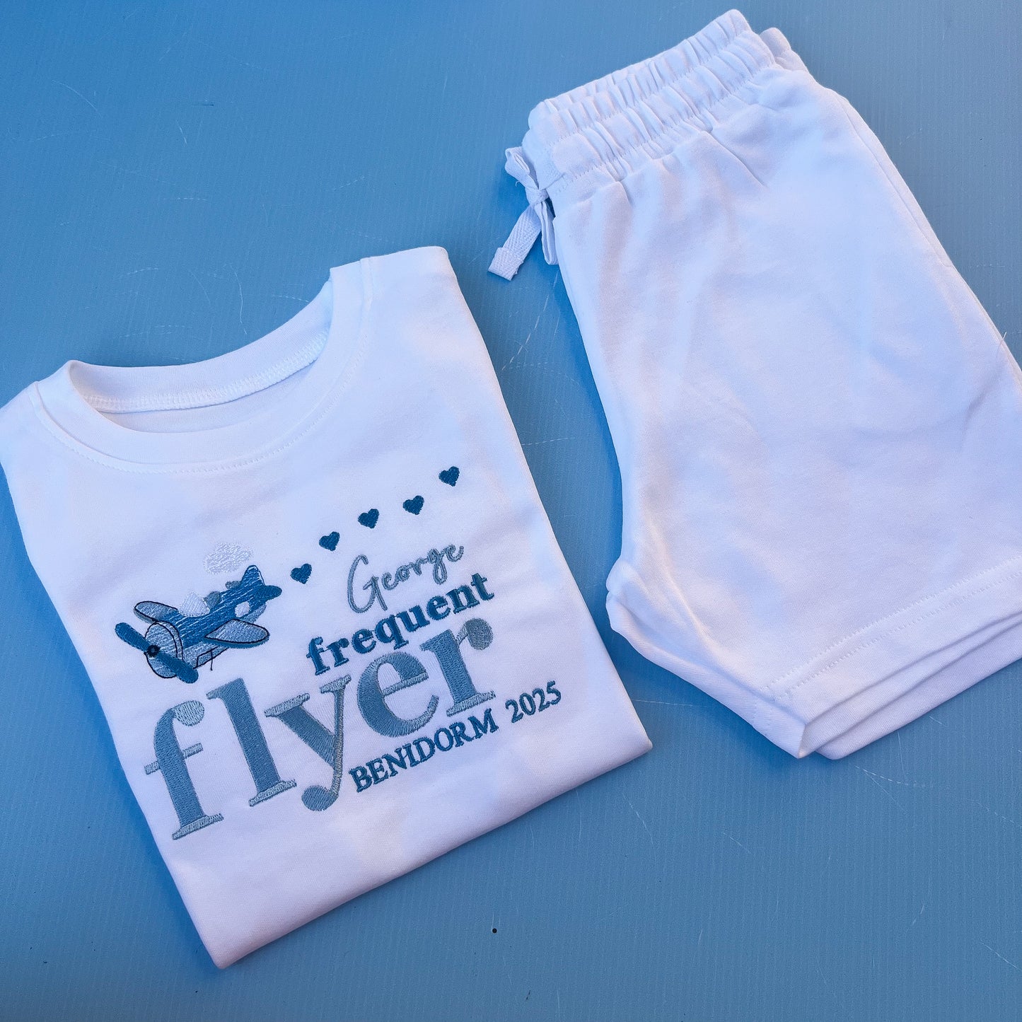 White Short Travel Set